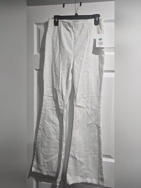 True Craft White High-Rise Flare Jeans
